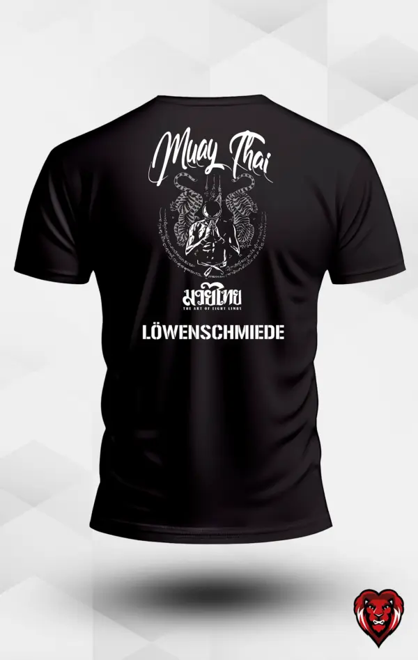 Löwenschmiede Muay Thai T-Shirt Rückansicht