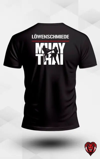 Löwenschmiede Muay Thai T-Shirt Rückansicht
