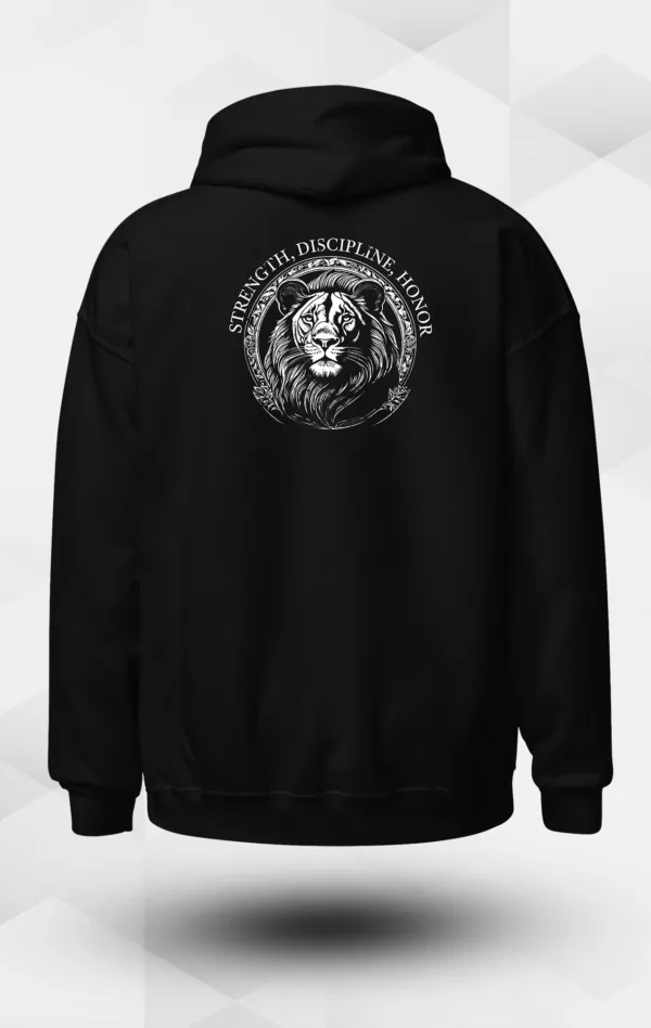 Strength, Discipline, Honor Hoodie, Rückansicht, Streetwear