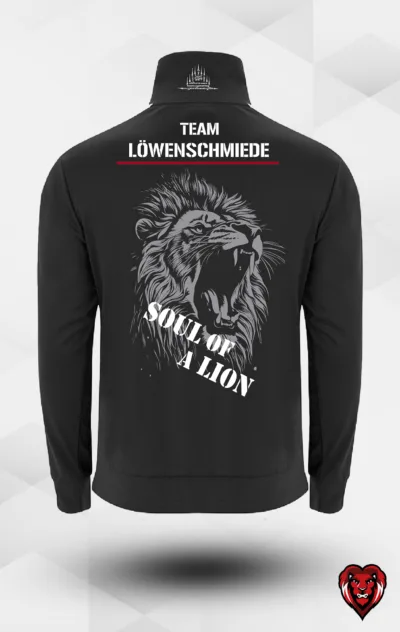 Soul of a Lion, Löwenschmiede Muay Thai Trainingsanzug, Rückansicht