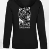 Frauen Kampfsport Hoodie - Fear will kill your dreams - Rückansicht