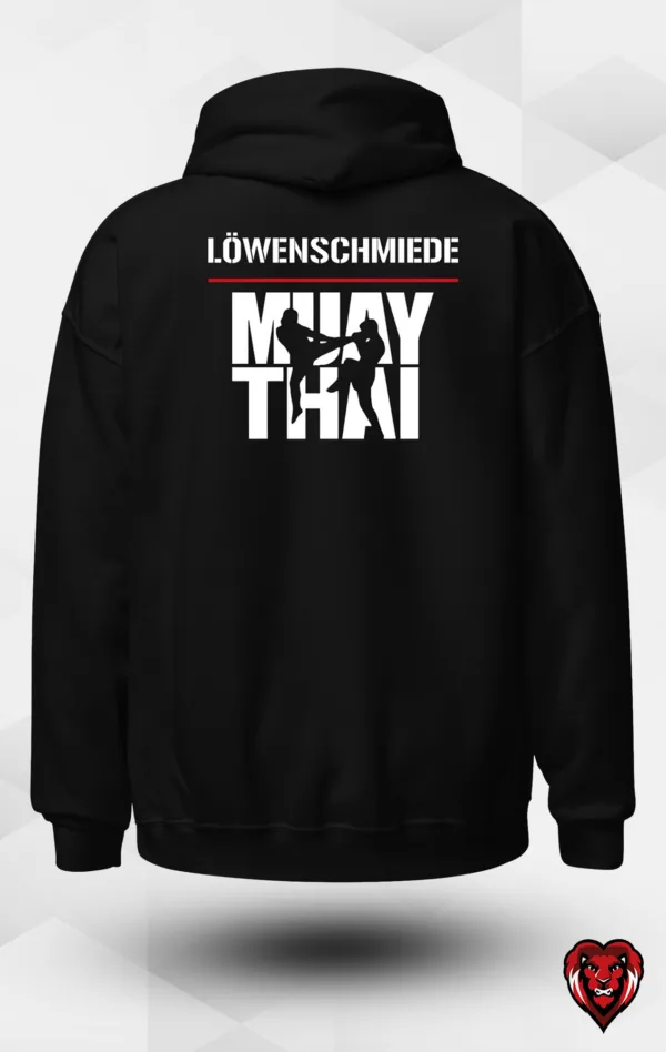 Löwenschmiede Hoodie Muay Thai, Rückansicht